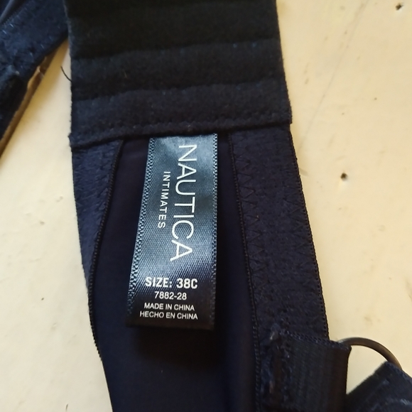 Nautica Navy Underwire Bra Size 38C - Picture 5 of 5